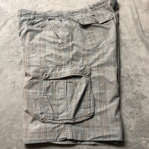 Guess Grey, Black & Blue Long Shorts Size 38 - Picture 3 of 10